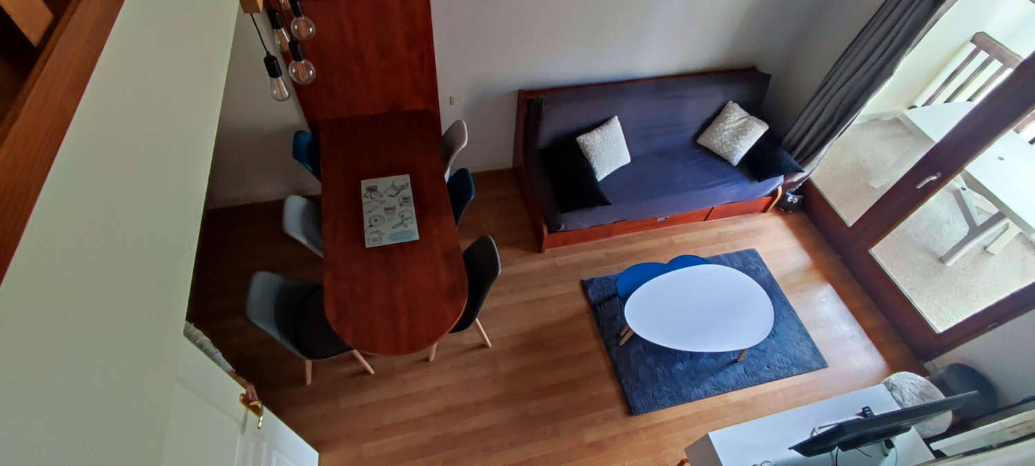 Vue du salon depuis mezzanine